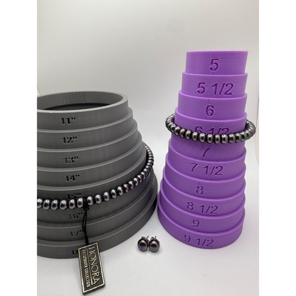 Honora Freshwater Pearl‎ Jewelry Set Necklace Bracelet Earrings - Picture 6 of 8